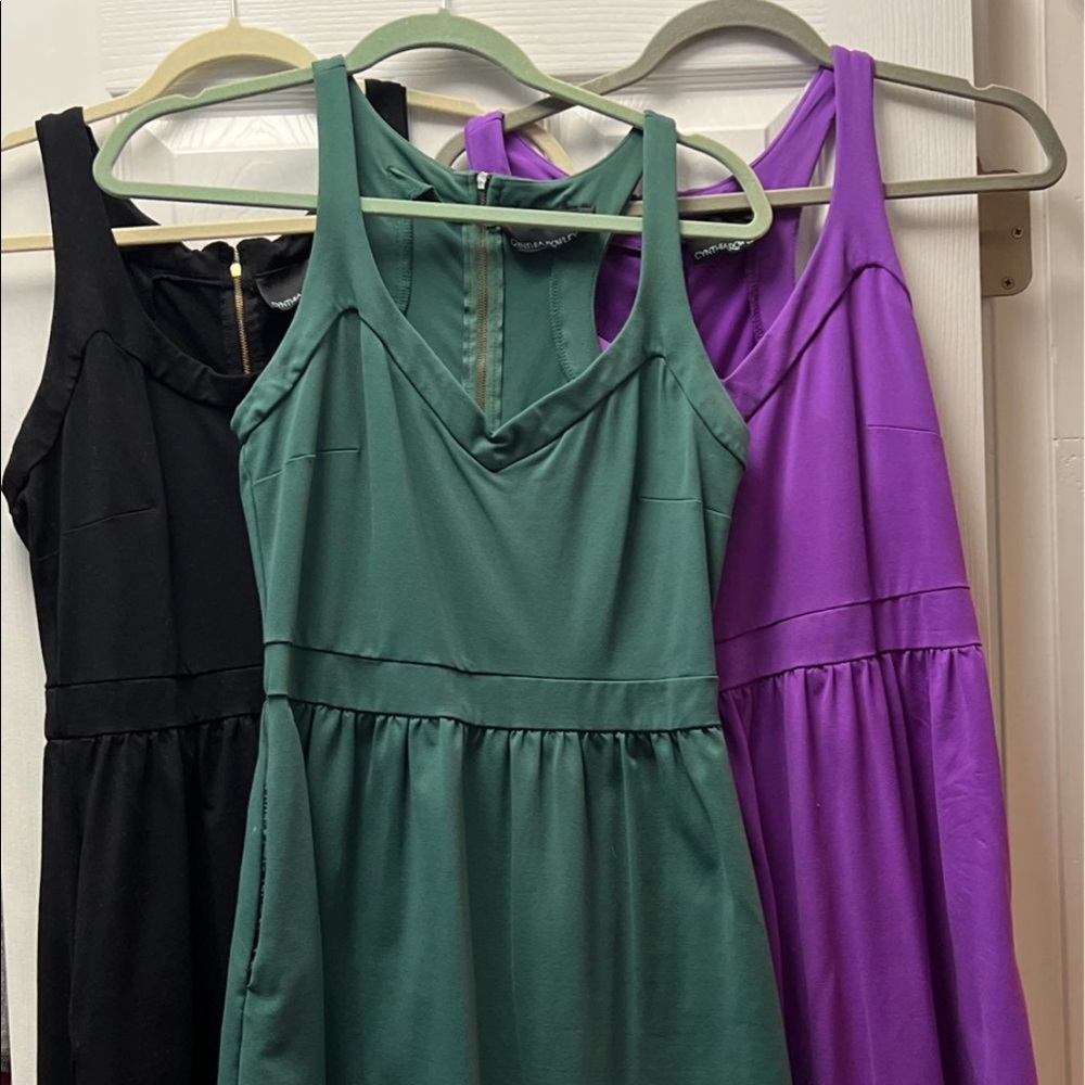 Three Cynthia Rowley dresses